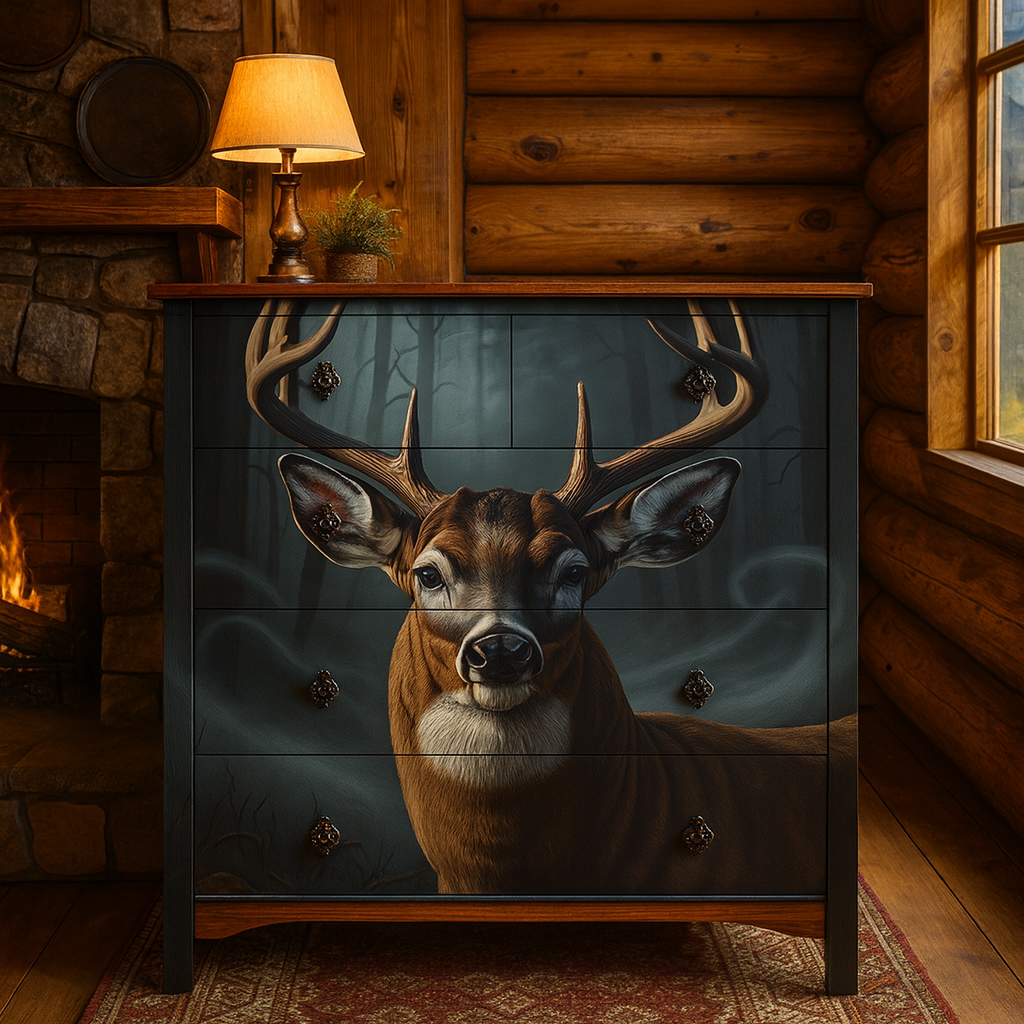 Deer - A1 size large Decoupage Paper