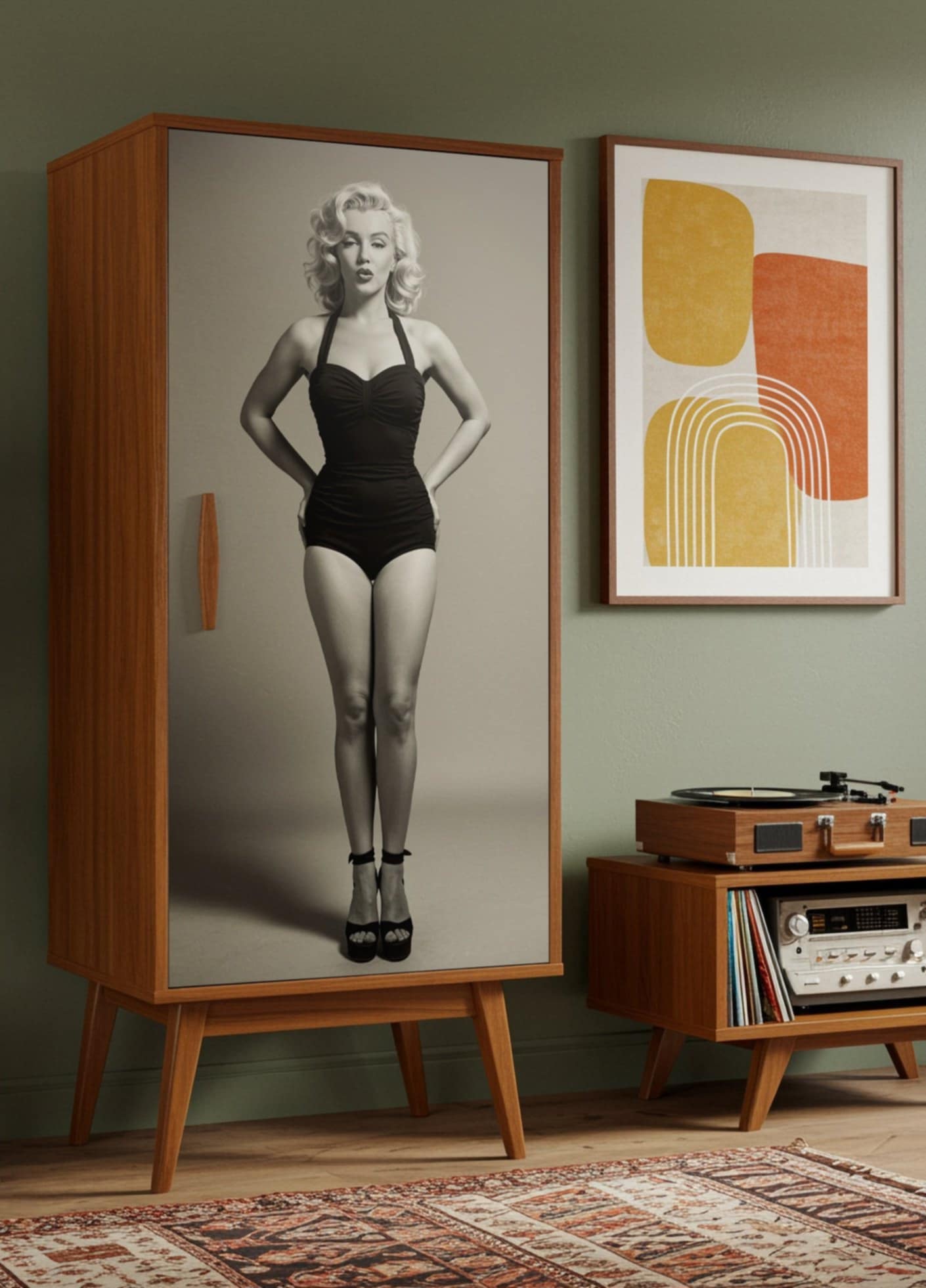 Blonde Ambition - A1 size large Decoupage Paper