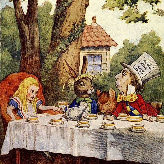 Alice in Wonderland - A1 size large Decoupage Paper