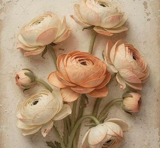 Blush- A1 size large Decoupage Paper