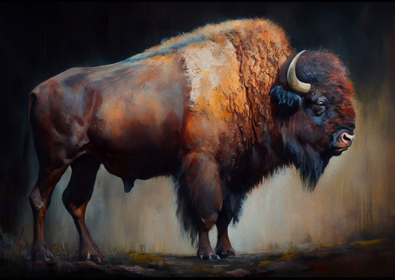 Bison - A1 size large Decoupage Paper