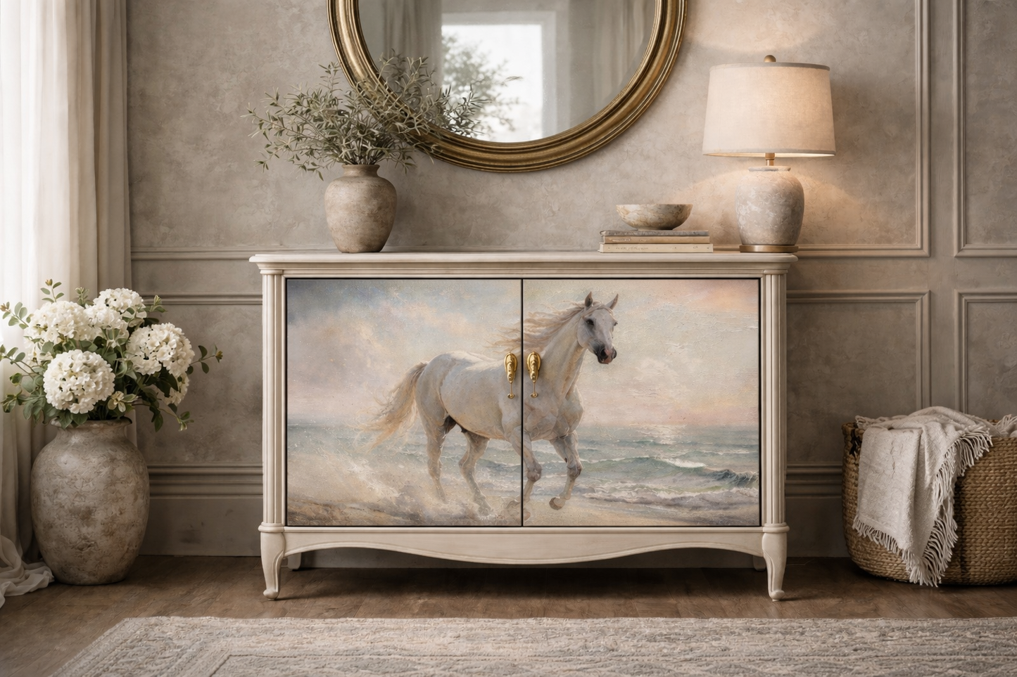 Run Free- A1 size large Decoupage Paper