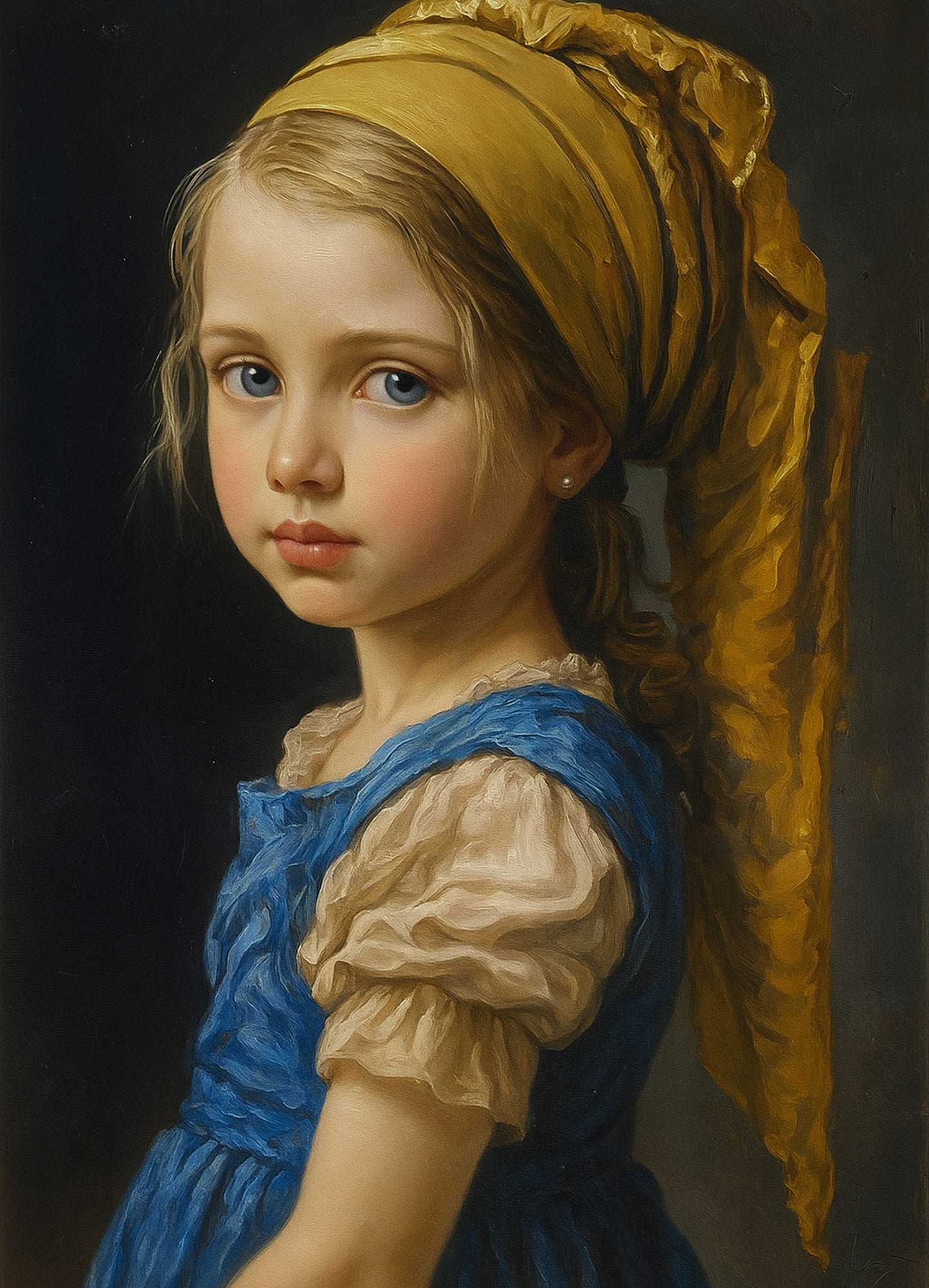 Gold Scarf - A1 size large Decoupage Paper