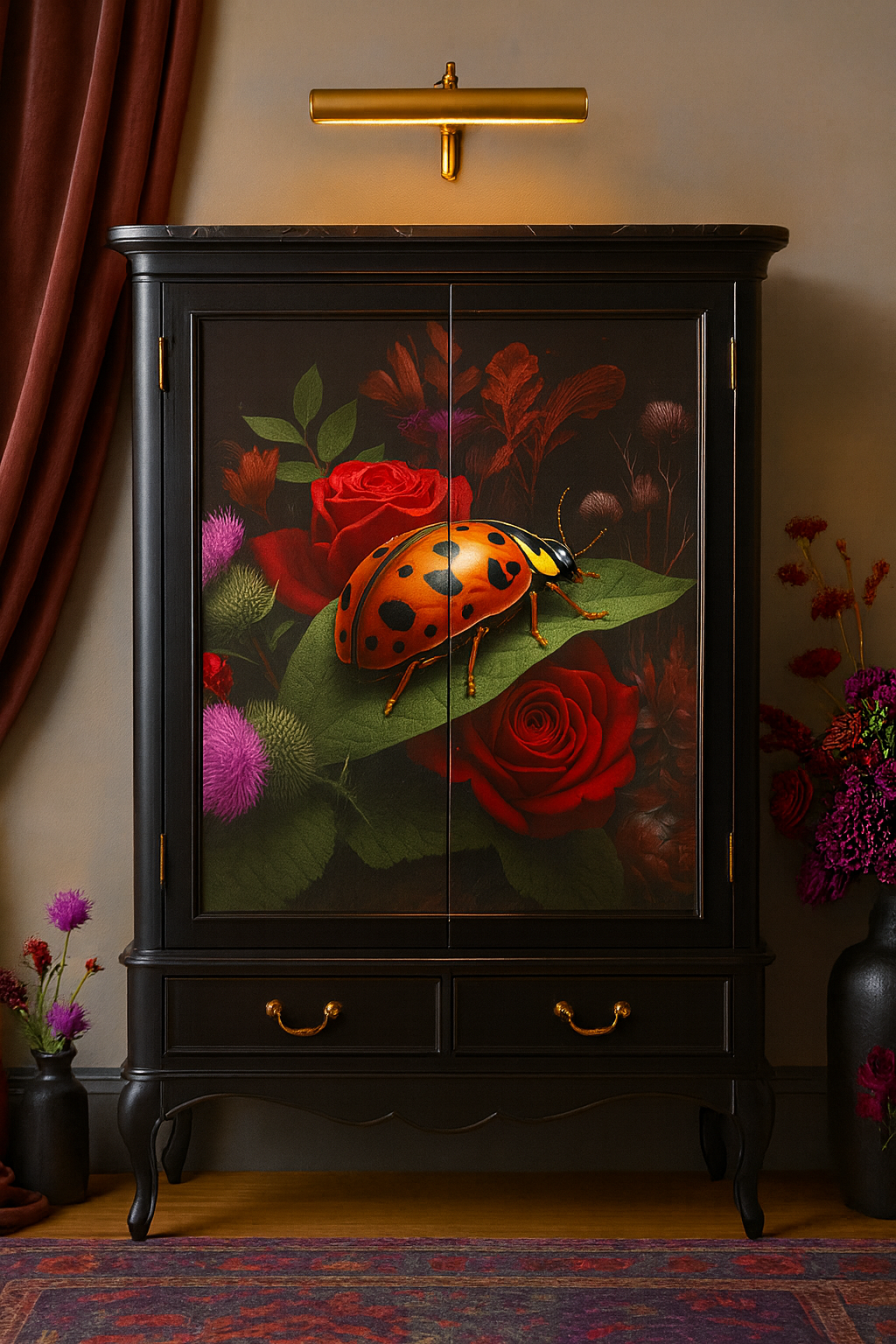 Ladybird - A1 size large Decoupage Paper