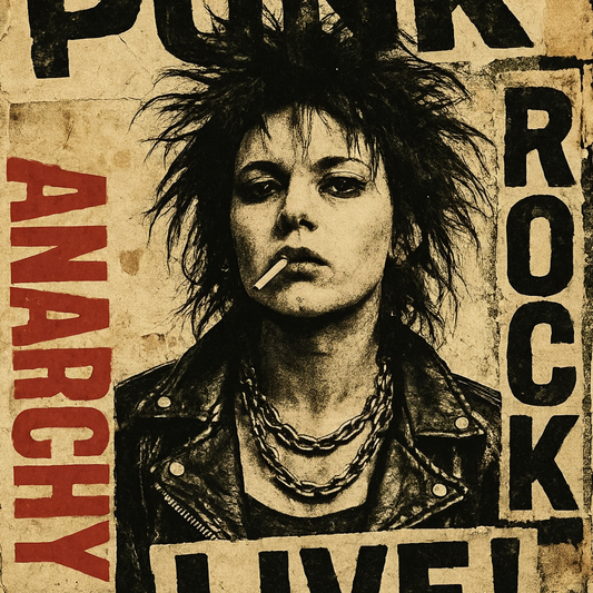 Anarchy - A1 size large Decoupage Paper