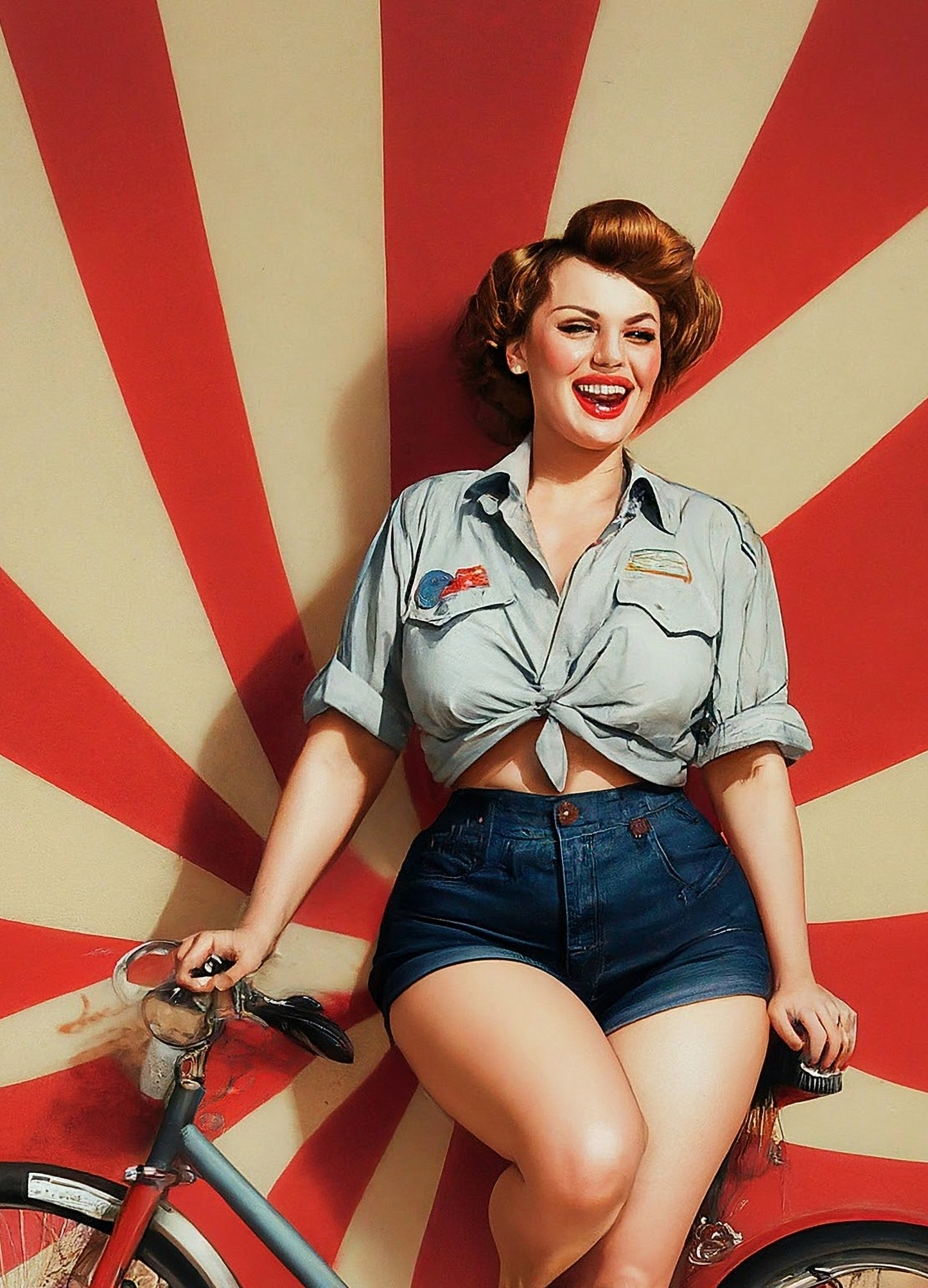 Pinup Parade - A1 size large Decoupage Paper