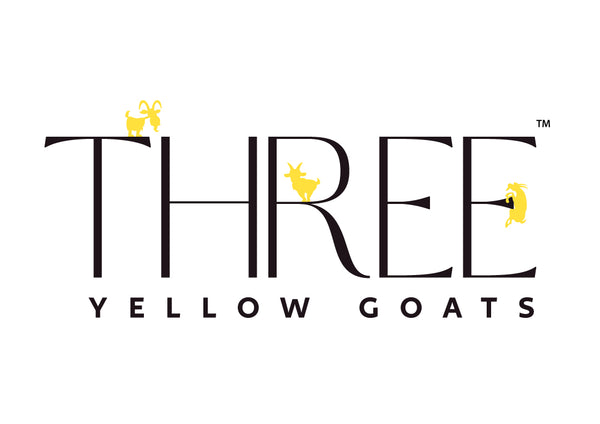 Three Yellow Goats