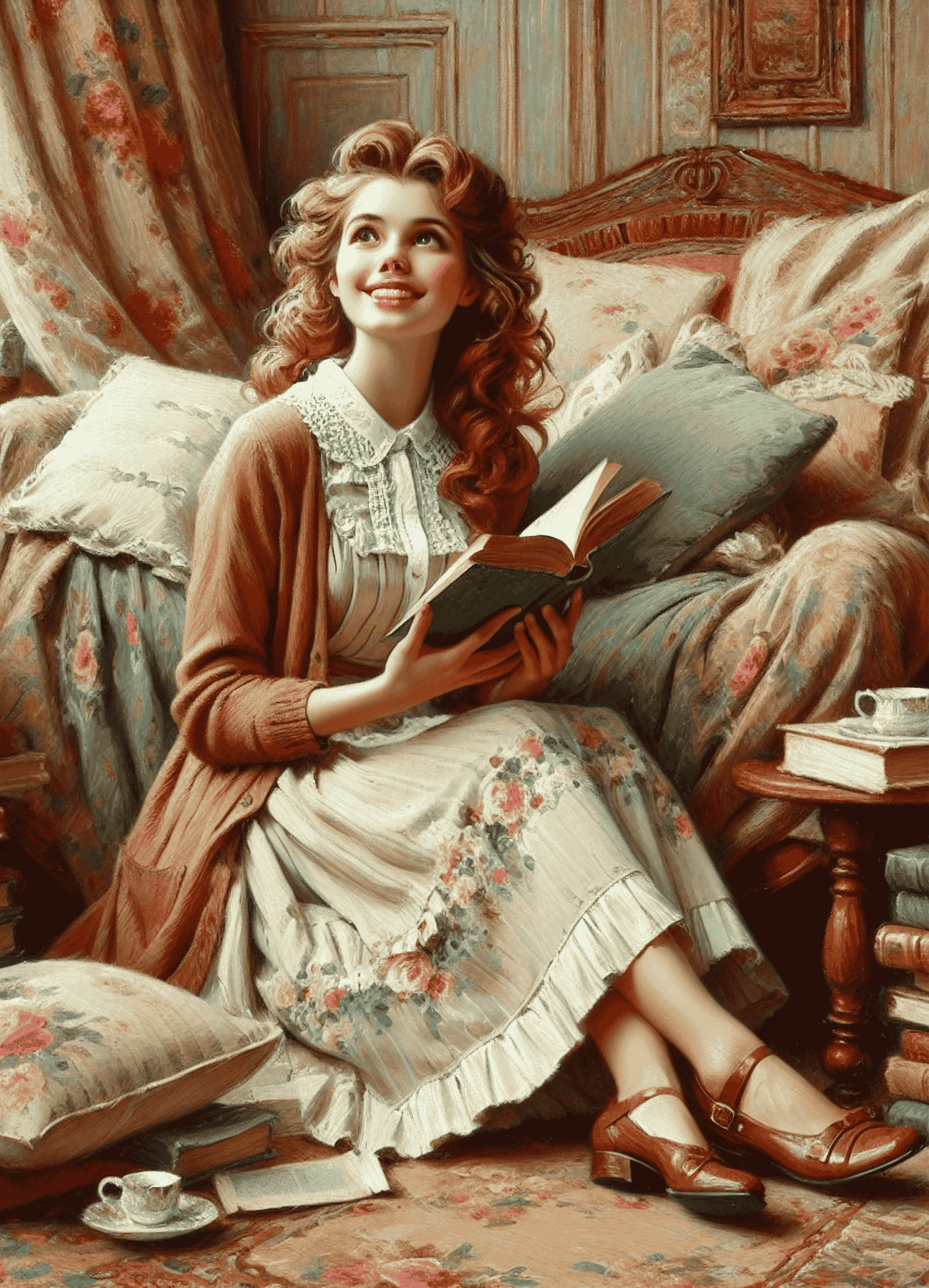 The Story Keeper - A1 size large Decoupage Paper