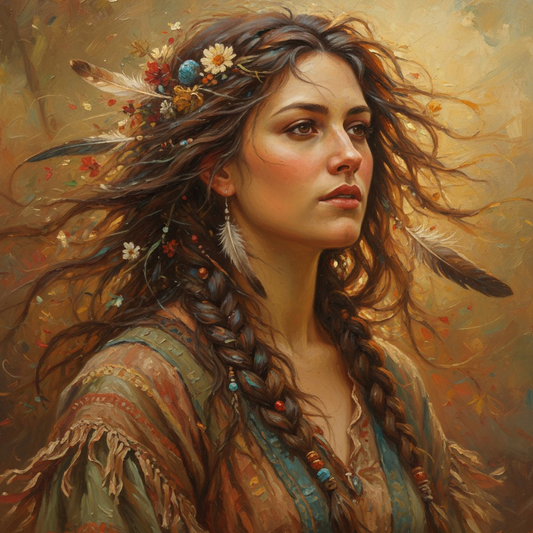 Wild Child - A1 size large Decoupage Paper