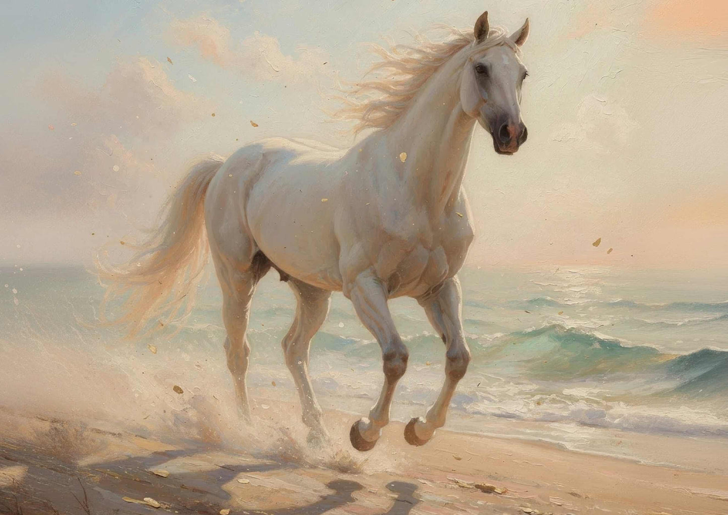 Run Free- A1 size large Decoupage Paper