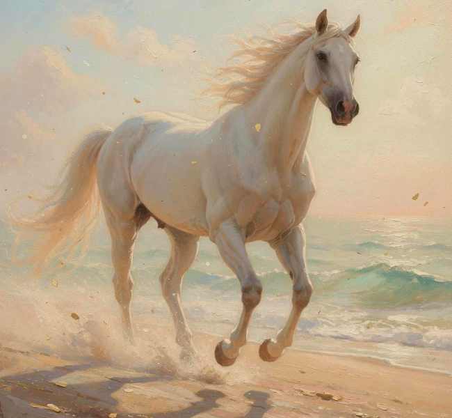 Run Free- A1 size large Decoupage Paper